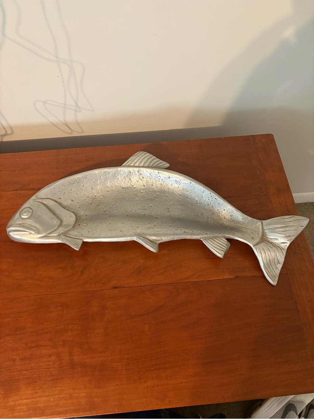 Vintage Wilton Armetale Bruce Fox Fish Platter 1976 22”